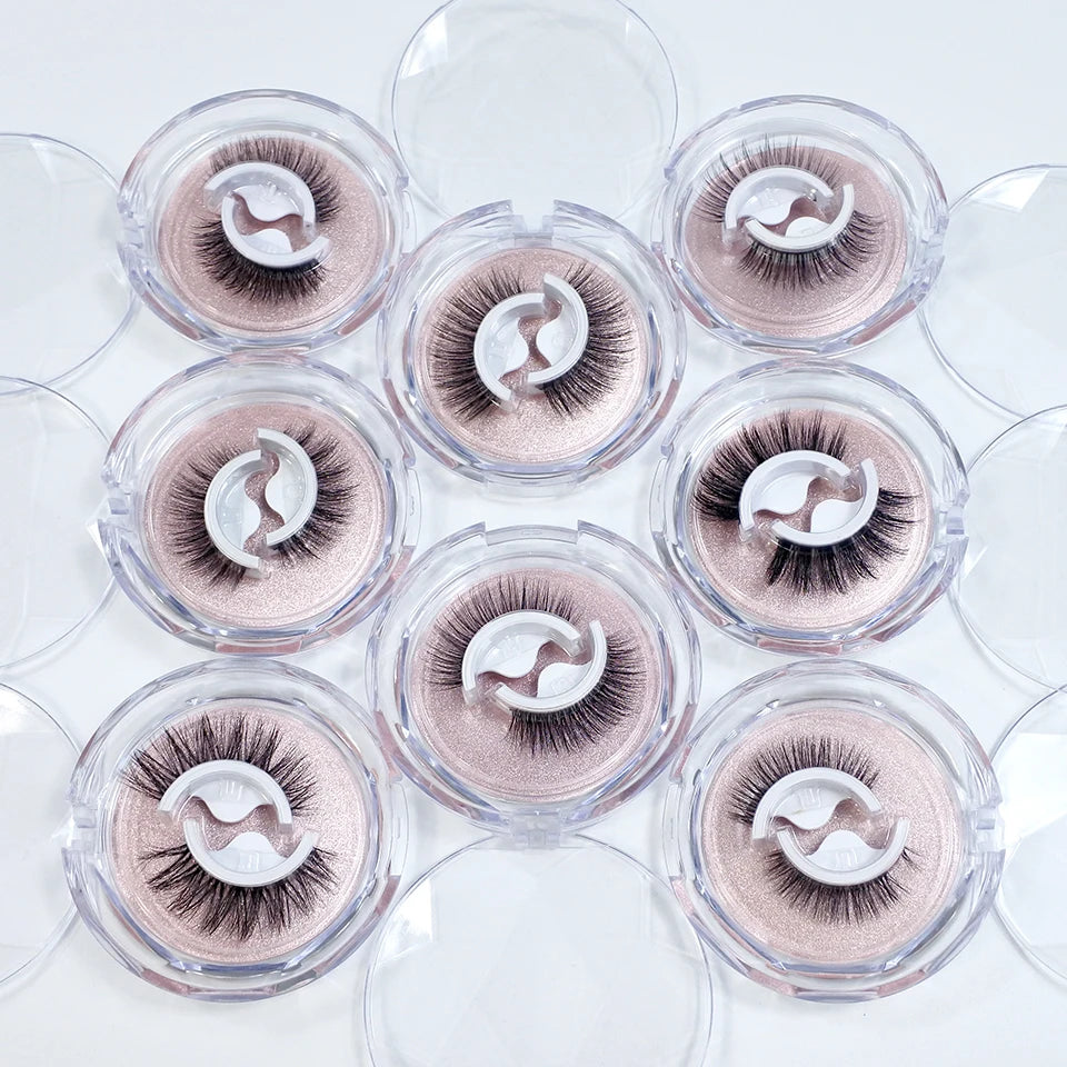 Fancy Reusable Lashes | Glue-free 3D Lashes | Éclat Élite