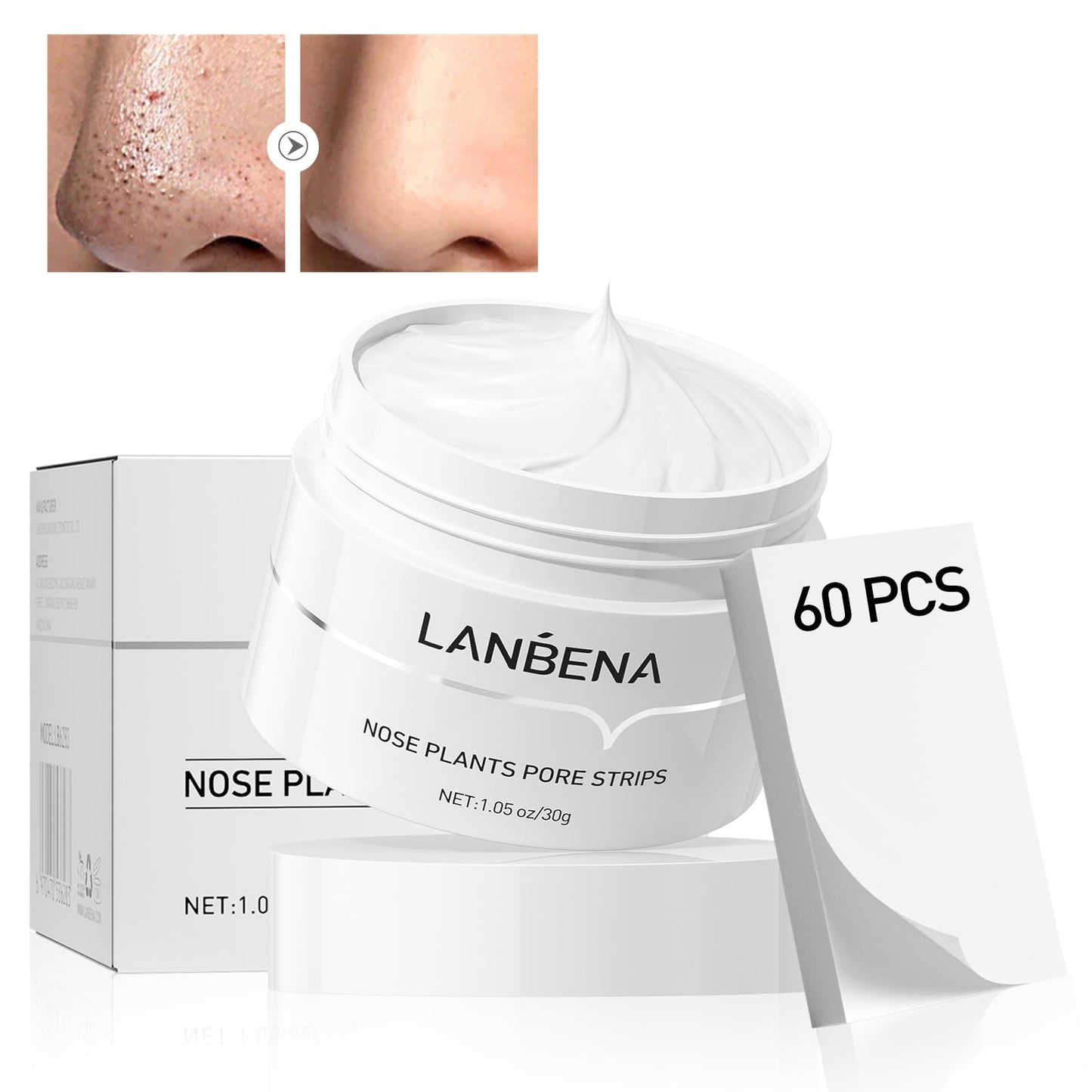 LANBENA Blackhead Remover | Pore Strips for Blackheads | Éclat Élite