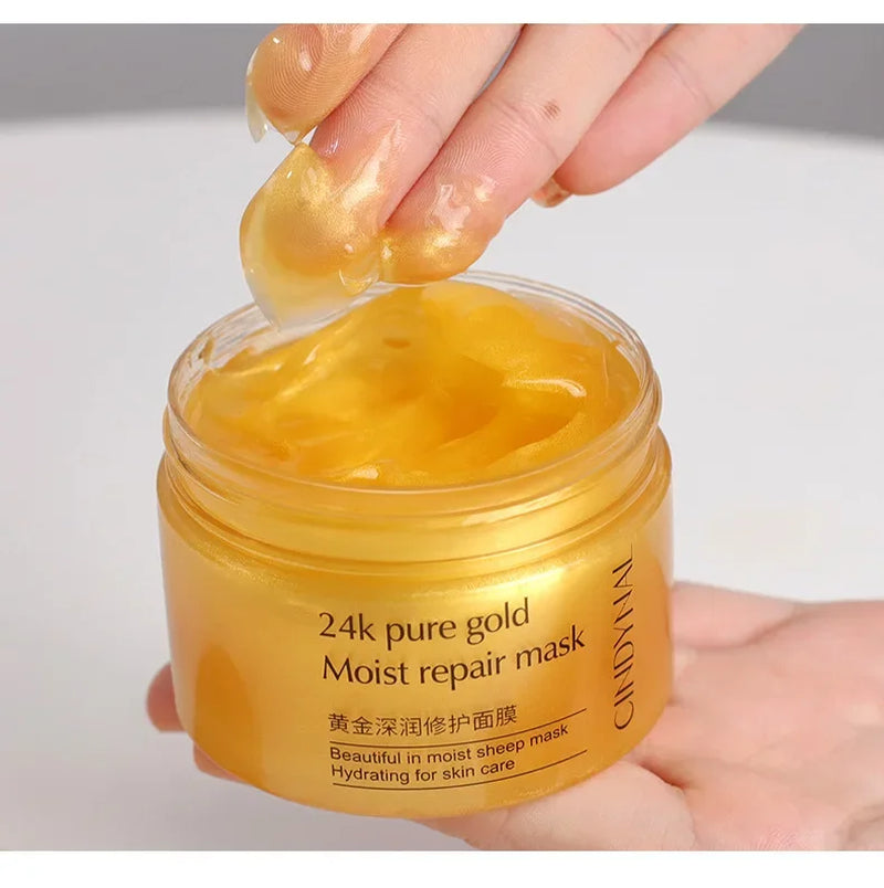 24K Gold Anti-Aging Mask | Gold Skin Sleeping Mask | Éclat Élite
