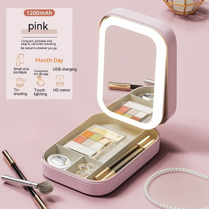 Glam LED Makeup Organizer | Portable Makeup Box | Éclat Élite